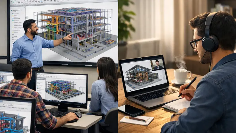 Online vs. Offline BIM Training in Pune — Which Format Delivers Better